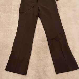 New York & Company  Modern fit Barely bootcut Brown Trousers Size 4 petite
